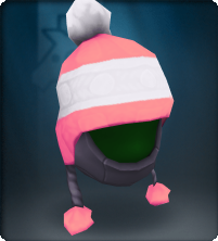 Tech Pink Pompom Snow Hat