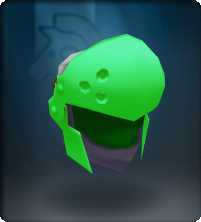 Tech Green Round Helm