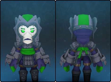 Dusky Spiraltail Mask in its set