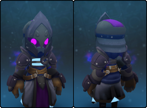 An inspect window visual of the "Sacred Grizzly Wraith" Set