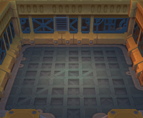 An empty Guild Hall room with industrial flooring and plenty of space for furniture!