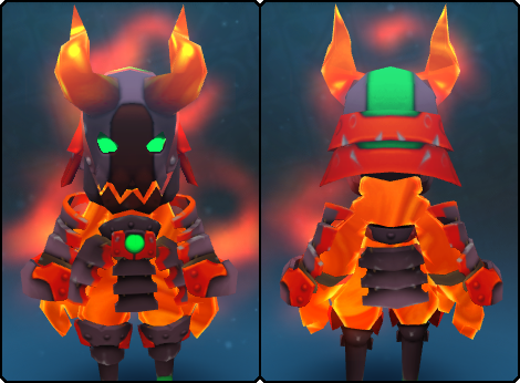 Magmatic Fanatic Mask in its set