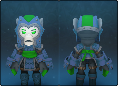 Cool Spiraltail Mask in its set