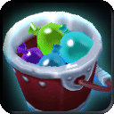 This bucket seems to have an endless supply of water balloons. They look ready to pop, so throw them at your friends!