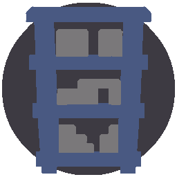Furniture-Spiral Blue Supply Shelf icon.png