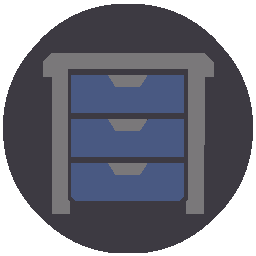 Furniture-Spiral Blue Chest of Drawers icon.png