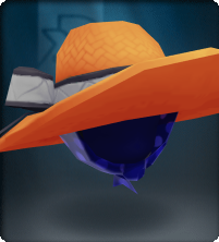Tech Orange Floppy Beach Hat-Equipped.png