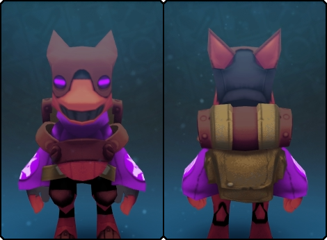 Volcanic Gremlin Suit in its set