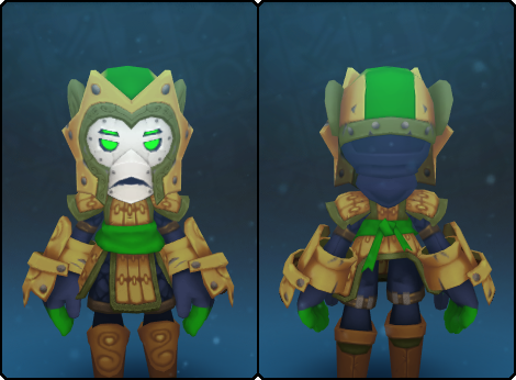 Regal Spiraltail Mask in its set