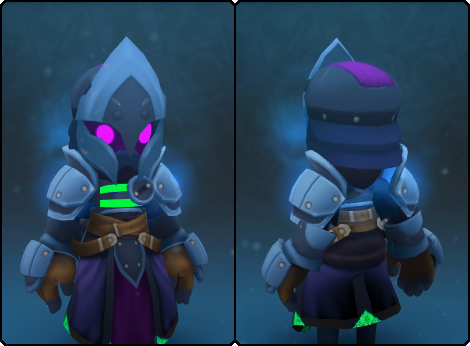 An inspect window visual of the "Sacred Snakebite Keeper" Set