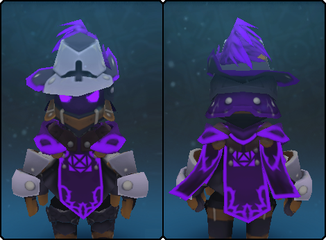Tabard of the Prismatic Rose in its set