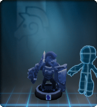 A statuesque figurine, ideal for use in a board game.