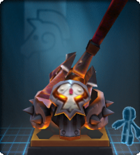 An artistic arrangement of Lord Vanaduke's mask, armor and scepter. It represents the folly of greed, the agony of despair, and how awesome fire and spikes look together.