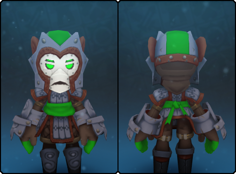 Heavy Spiraltail Mask in its set