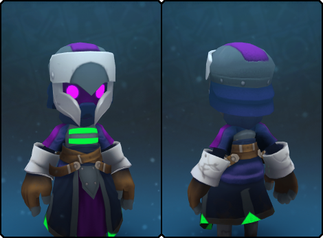 An inspect window visual of the "Woven Snakebite Sentinel" Set